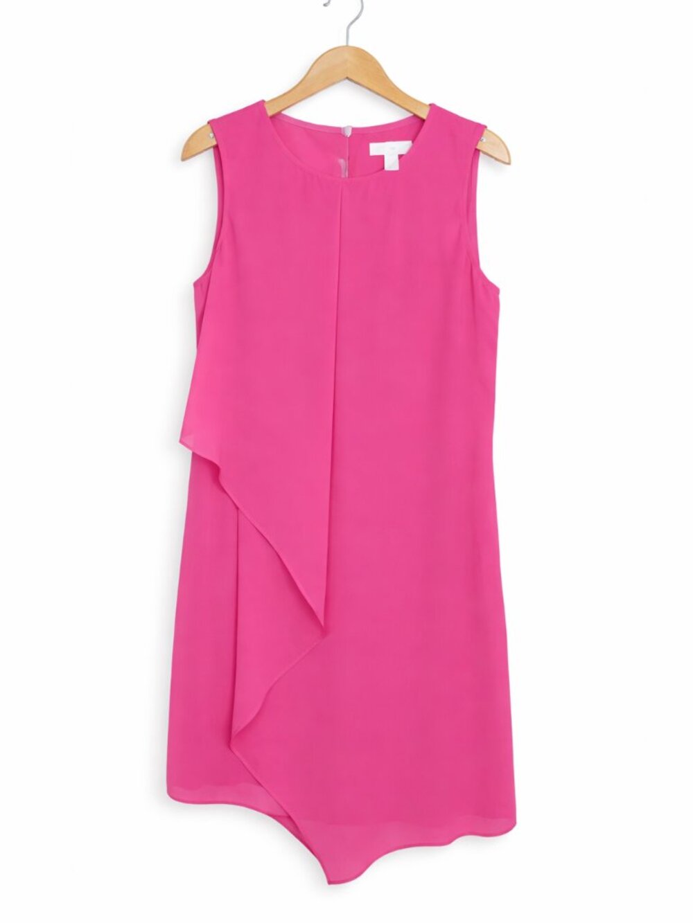 DRESS BARN | Hot Pink Midi Dress with Gold Zipper – Women’s 10